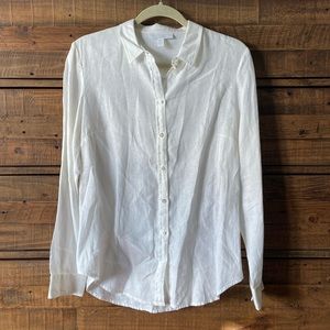 THE WHITE COMPANY - LINEN BUTTON DOWN